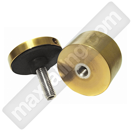 Styklodyrjach gold zlaten sateniran Ф50mm. Златен станиран стъклодържач Ф50мм.